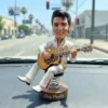 Funny Elvis Presley The King of Rock 'n' Roll Bobblehead