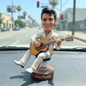 Funny Elvis Presley The King of Rock 'n' Roll Bobblehead