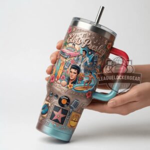 Elvis Presley The King Of Rock n Roll Summer Vibe YETI Tumbler
