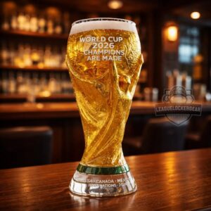 FIFA World Cup 2026 Host Nations Trophy Beer Glass