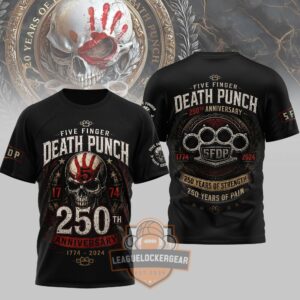 Five Finger Death Punch 250th Anniversary 3D T-Shirt