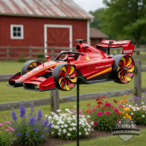 Formula 1 Race Car 21st Anniversary Wind Spinner