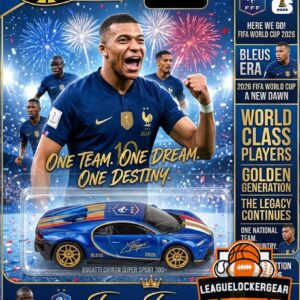 Kylian Mbappé 2026 FIFA World Cup Bugatti Chiron Hot Wheels Car
