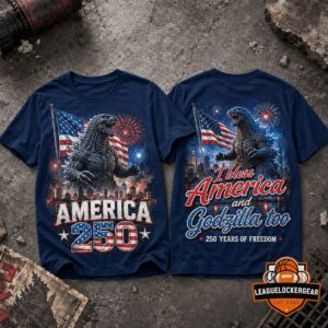 Godzilla America 250 Years of Freedom T-Shirt