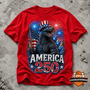 Godzilla America 250 Years of Freedom T-Shirt