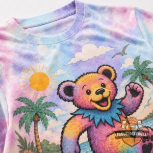 Grateful Dead Days Pastel Beach Road Trip T-Shirt