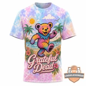 Grateful Dead Days Pastel Beach Road Trip T-Shirt