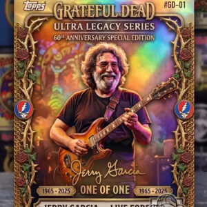 Grateful Dead Jerry Garcia 60th Anniversary Trading Card