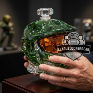 Halo Master Chief 117 25th Anniversary Sir Finish This Fight Whiskey Decanter