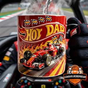 Hot Dad Formula 1 Ferrari Personalized Mug