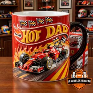 Hot Dad Formula 1 Ferrari Personalized Mug