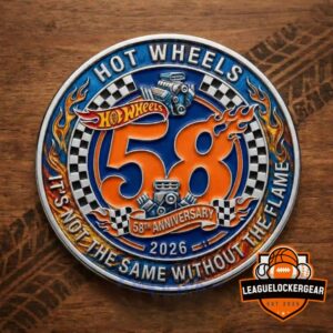 Hot Wheels 58th Anniversary Since 1968 Challenge Coin