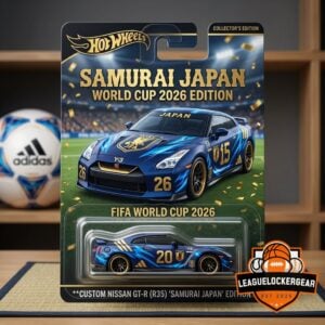 Hot Wheels Samurai Japan FIFA World Cup 2026 Nissan GT-R R35