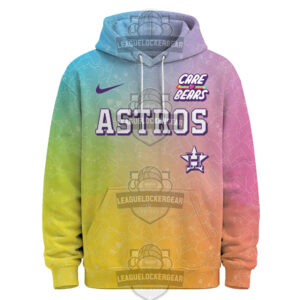 Houston Astros Care Bears Night Champ Bear Hoodie
