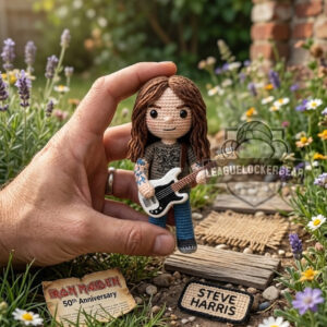 IRON MAIDEN 50th Anniversary Crochet Doll