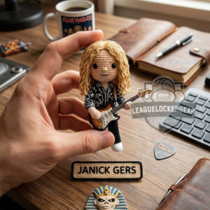 IRON MAIDEN 50th Anniversary Crochet Doll