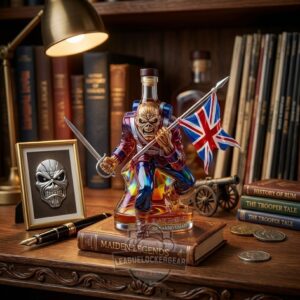 Iron Maiden The Trooper 50th Anniversary Rum Bottle