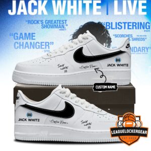 Jack White Live No Name Tour Air Force 1 Low Top Sneakers