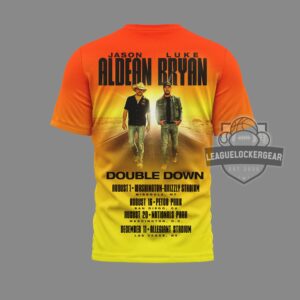 Jason Aldean Luke Bryan Double Down 2026 Tour T-Shirt