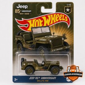 Jeep 85th Anniversary 1941-2026 Hot Wheels Willys MB Die-Cast Car