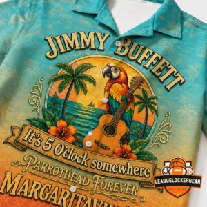 Jimmy Buffett It's 5 O'clock Somewhere Margaritaville Hawaiian Shirt