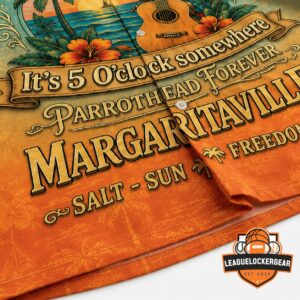 Jimmy Buffett It's 5 O'clock Somewhere Margaritaville Hawaiian Shirt