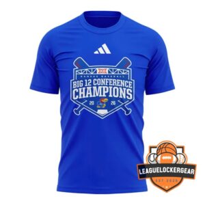 Kansas Jayhawks Baseball Big 12 Conference Champions 2026 T-Shirt