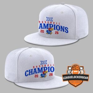 Kansas Jayhawks Big 12 Conference Baseball Champions 2026 Hoodie