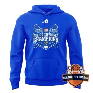 Kansas Jayhawks Big 12 Conference Baseball Champions 2026 Hoodie
