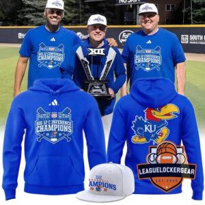 Kansas Jayhawks Big 12 Conference Baseball Champions 2026 Hoodie