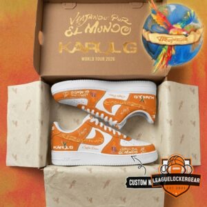 Karol G Viajando Por El Mundo Tropitour World Tour 2026 Custom Sneakers
