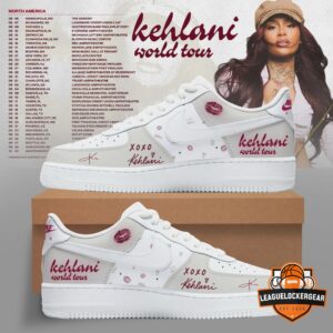 Kehlani World Tour 2026 Custom Nike Air Force 1 Sneakers