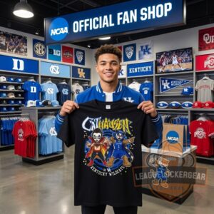Kentucky Wildcats Danhausen WWE Crossover T-Shirt