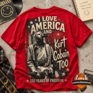 Kurt Cobain America 250 Years of Freedom T-Shirt