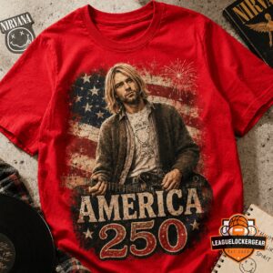 Kurt Cobain America 250 Years of Freedom T-Shirt