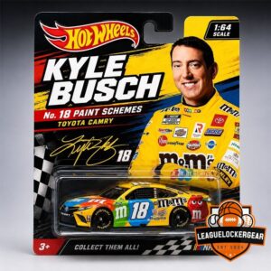 Kyle Busch M&M's Toyota Camry Hot Wheels Scale Die-cast Car
