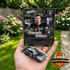 Hot Wheels 2026 NFL Draft No 1 Pick Fernando Mendoza 70 Dodge Charger