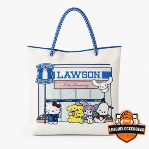 Lawson Station 80th Anniversary Sanrio Characters Collaboration Tote Bag