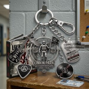 Linkin Park 30th Anniversary 1996-2026 Keychain