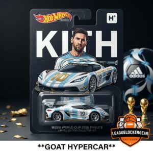 Lionel Messi World Cup 2026 Hot Wheels Diecast Car