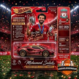 Mohamed Salah Legend's Farewell 2017-2026 Die-cast Car