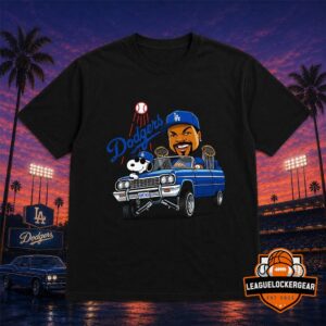 Los Angeles Dodgers Ice Cube Snoopy T-Shirt