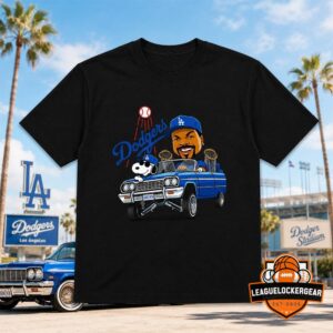 Los Angeles Dodgers Ice Cube Snoopy T-Shirt