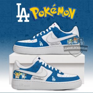 Los Angeles Dodgers Pokémon Custom AF1 Shoes
