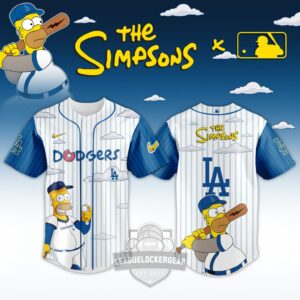 Los Angeles Dodgers The Simpsons Baseball Jersey