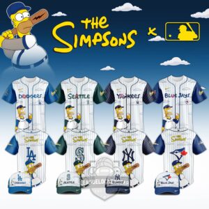 Los Angeles Dodgers The Simpsons Baseball Jersey