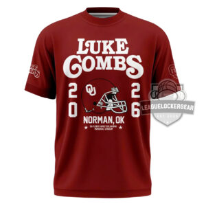 Luke Combs My Kinda Saturday Night Tour 2026 Oklahoma Memorial Stadium T-Shirt