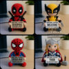 Marvel Superheroes Emotional Support Crochet Doll