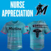 Miami Marlins Nurse Appreciation Baseball Jersey