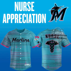 Miami Marlins Nurse Appreciation Baseball Jersey